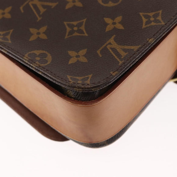 LOUIS VUITTON Monogram Cartouchiere GM Shoulder Bag M51252 LV Auth 155577