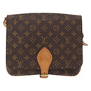 LOUIS VUITTON Monogram Cartouchiere GM Shoulder Bag M51252 LV Auth 155577-2