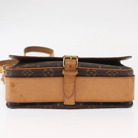 LOUIS VUITTON Monogram Cartouchiere GM Shoulder Bag M51252 LV Auth 155577