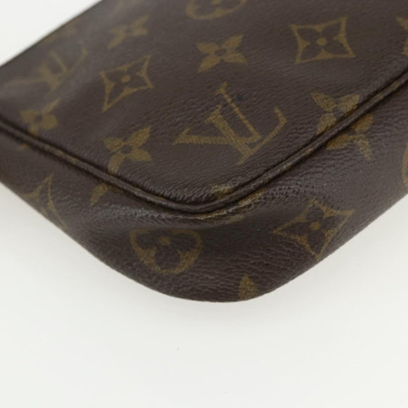 LOUIS VUITTON Monogram Pochette Accessoires Pouch M51980 LV Auth 155579