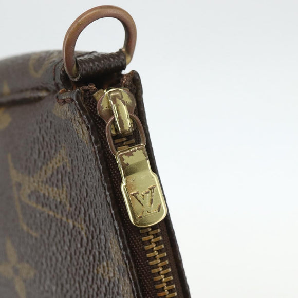 LOUIS VUITTON Monogram Pochette Accessoires Pouch M51980 LV Auth 155579