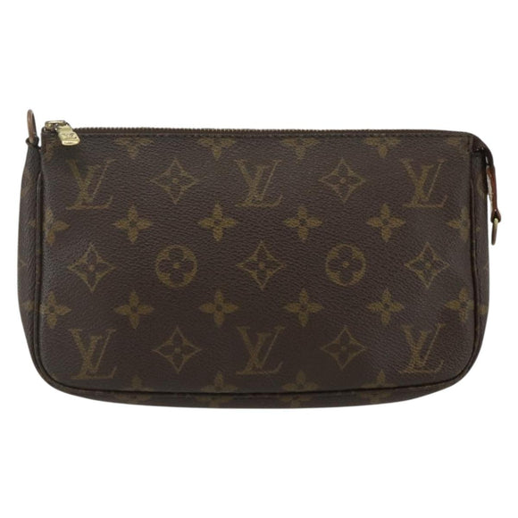 LOUIS VUITTON Monogram Pochette Accessoires Pouch M51980 LV Auth 155579