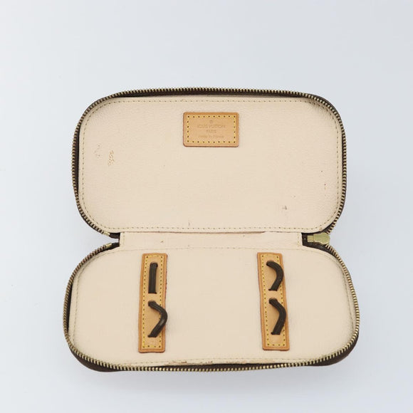 LOUIS VUITTON Monogram Trousse Brush PM Cosmetic Pouch M47510 LV Auth 155580