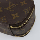 LOUIS VUITTON Monogram Trousse Brush PM Cosmetic Pouch M47510 LV Auth 155580-8