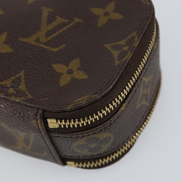 LOUIS VUITTON Monogram Trousse Brush PM Cosmetic Pouch M47510 LV Auth 155580