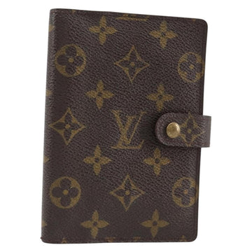 LOUIS VUITTON Monogram Agenda PM Day Planner Cover R20005 LV Auth 155581