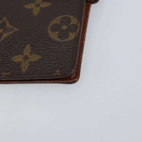 LOUIS VUITTON Monogram Agenda PM Day Planner Cover R20005 LV Auth 155581
