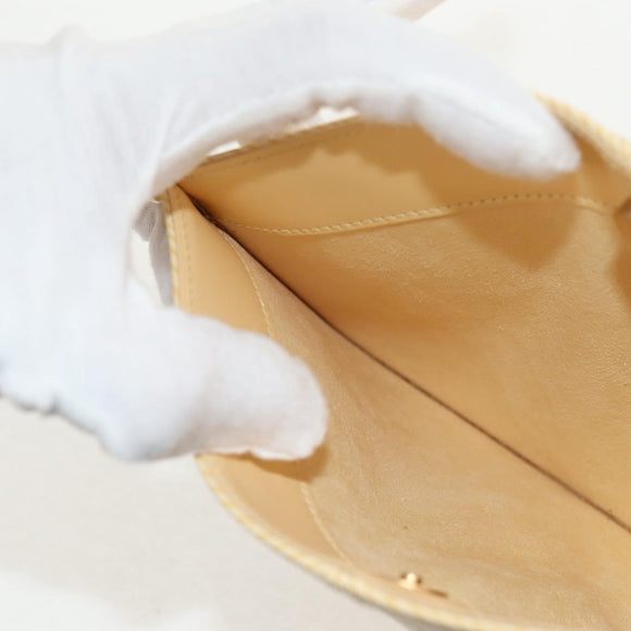 LOUIS VUITTON Epi Pochette De Mirune Pouch Vanilla M5262A LV Auth 155582V