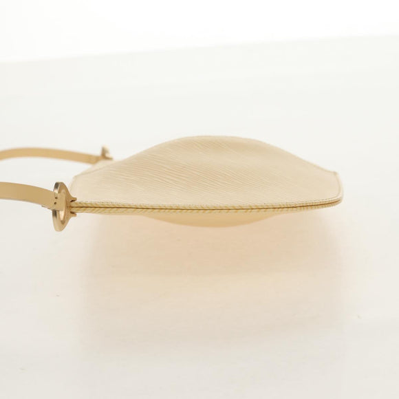 LOUIS VUITTON Epi Pochette De Mirune Pouch Vanilla M5262A LV Auth 155582V