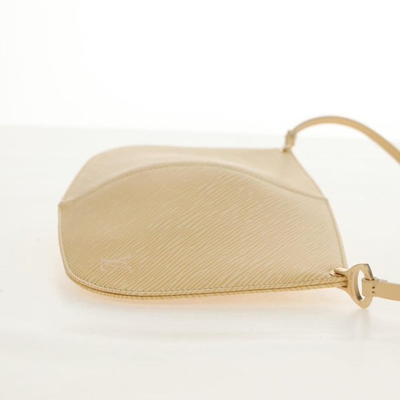 LOUIS VUITTON Epi Pochette De Mirune Pouch Vanilla M5262A LV Auth 155582V