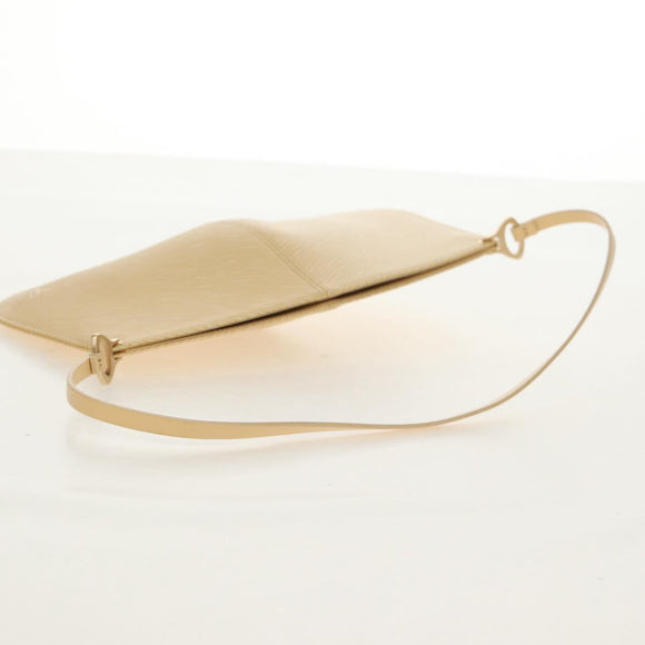 LOUIS VUITTON Epi Pochette De Mirune Pouch Vanilla M5262A LV Auth 155582V