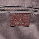 GUCCI GG Canvas Hand Bag Beige Silver 115007 Auth 155587V-18