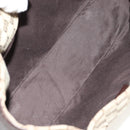 GUCCI GG Canvas Hand Bag Beige Silver 115007 Auth 155587V-10