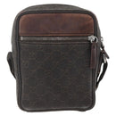 GUCCI GG Canvas Shoulder Bag Brown Silver Auth 155588-13