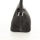 GUCCI GG Canvas Accessory Pouch Brown Silver 07198 Auth 155592V-5