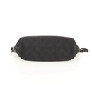 GUCCI GG Canvas Accessory Pouch Brown Silver 07198 Auth 155592V-9