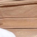 GUCCI GG Supreme Web Sherry Line Shoulder Bag PVC Beige Gold Auth 155593-17