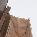 GUCCI GG Supreme Web Sherry Line Shoulder Bag PVC Beige Gold Auth 155593-18