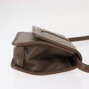 GUCCI GG Supreme Web Sherry Line Shoulder Bag PVC Beige Gold Auth 155593-4