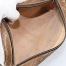 GUCCI GG Supreme Web Sherry Line Bag PVC Beige Gold 116 02 055 Auth 155594-18