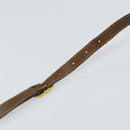 GUCCI GG Supreme Web Sherry Line Bag PVC Beige Gold 116 02 055 Auth 155594-8