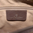 GUCCI GG Supreme Web Sherry Line Boston Bag PVC Beige Gold 39 02 006 Auth 155595-17