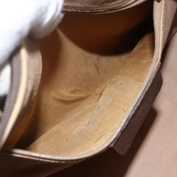 GUCCI GG Supreme Web Sherry Line Boston Bag PVC Beige Gold 39 02 006 Auth 155595