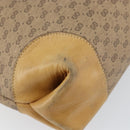 GUCCI Micro GG Supreme Web Sherry Line Tote Bag PVC Beige Red Auth 155601-11