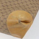 GUCCI Micro GG Supreme Web Sherry Line Tote Bag PVC Beige Red Auth 155601-12