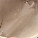 GUCCI Micro GG Supreme Web Sherry Line Tote Bag PVC Beige Red Auth 155601-15