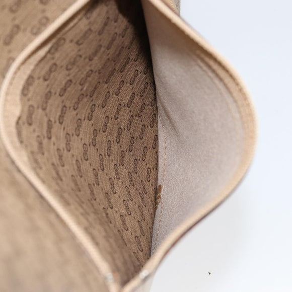 GUCCI Micro GG Supreme Web Sherry Line Tote Bag PVC Beige Red Auth 155601