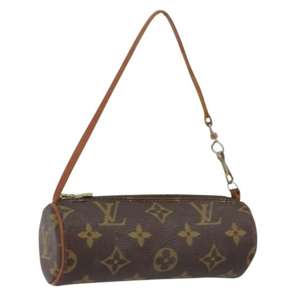 LOUIS VUITTON Monogram Papillon Pouch LV Auth 155606