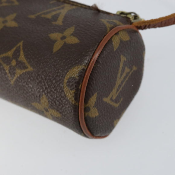 LOUIS VUITTON Monogram Papillon Pouch LV Auth 155606