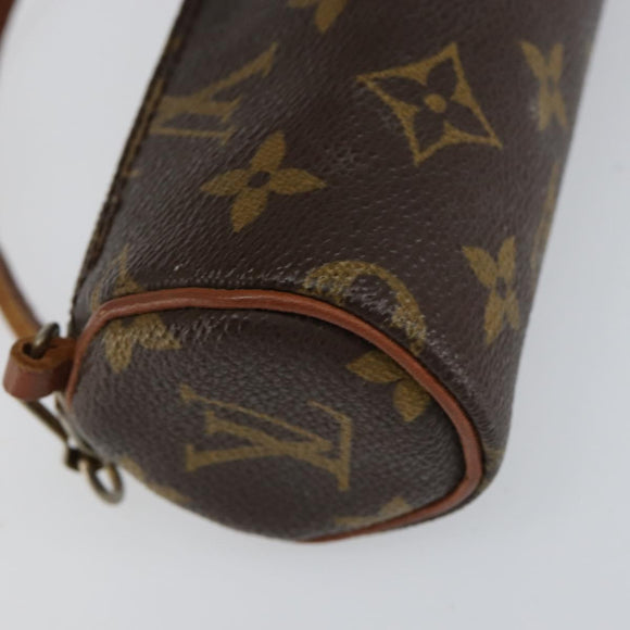 LOUIS VUITTON Monogram Papillon Pouch LV Auth 155606