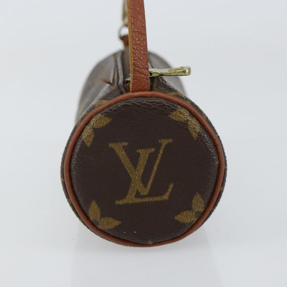 LOUIS VUITTON Monogram Papillon Pouch LV Auth 155606