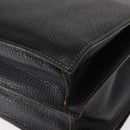 LOEWE Barcelona Hand Bag Leather Black Gold Auth 155608-16