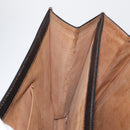 LOEWE Barcelona Hand Bag Leather Black Gold Auth 155608-22