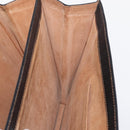 LOEWE Barcelona Hand Bag Leather Black Gold Auth 155608-23