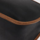 Coach Shoulder Bag Leather Black Gold Auth 155609-11