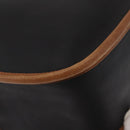 Coach Shoulder Bag Leather Black Gold Auth 155609-12