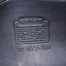 Coach Shoulder Bag Leather Black Gold Auth 155609-16