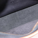 Coach Shoulder Bag Leather Black Gold Auth 155609-17