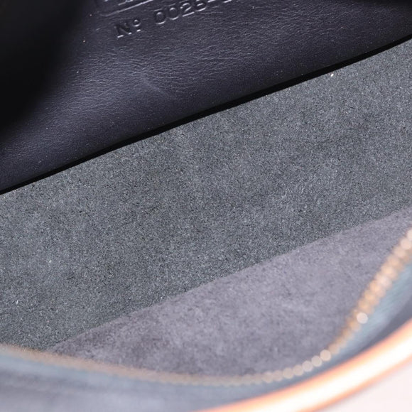 Coach Shoulder Bag Leather Black Gold Auth 155609