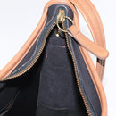 Coach Shoulder Bag Leather Black Gold Auth 155609-18