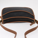 Coach Shoulder Bag Leather Black Gold Auth 155609-6