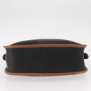 Coach Shoulder Bag Leather Black Gold Auth 155609-9