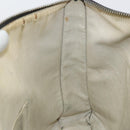 LOEWE Anagram Hand Bag Leather Black Silver Auth 155610-20