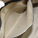 LOEWE Anagram Hand Bag Leather Black Silver Auth 155610-22