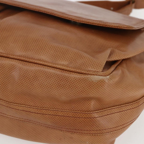 BOTTEGA VENETA Shoulder Bag Leather Brown Auth 155611