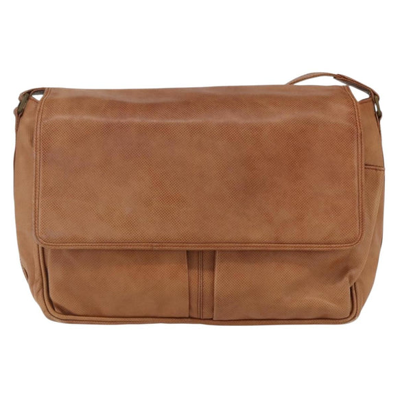 BOTTEGA VENETA Shoulder Bag Leather Brown Auth 155611